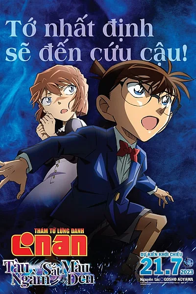 Thám Tử Lừng Danh Conan Tàu Ngầm Sắt Màu Đen - Detective Conan Black Iron Submarine